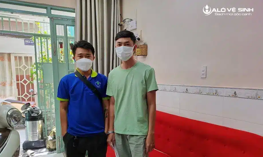 Anh Nguyễn Hoàng Long đánh giá chất lượng dịch vụ giặt ghế sofa tại nhà Alo Vệ Sinh