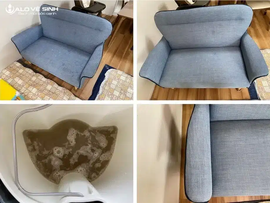 Giặt sofa tại nhà Đà Nẵng chuyên nghiệp của Alo Vệ Sinh