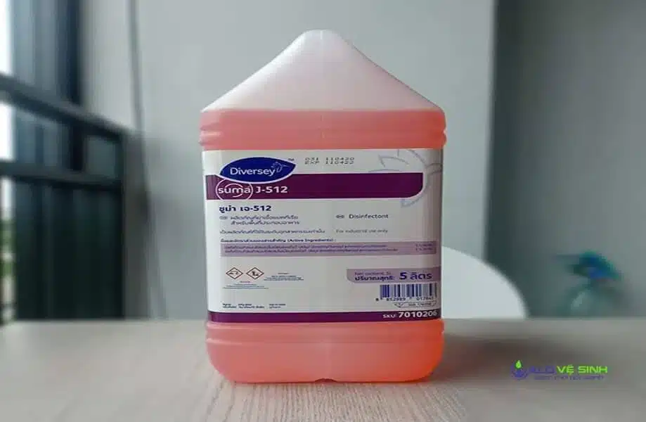 Suma J512 sử dụng phun khử khuẩn trong các nhà máy sản xuất thực phẩm, nhà hàng, quán bar,...